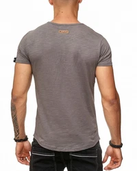 Frchtl T-Shirt mit Knopfleiste Grau/Khaki/Braun/Dunkelgrün/Beige