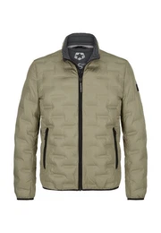 Steppjacke MSSalvio mit Logo Badge und Logo Tape
