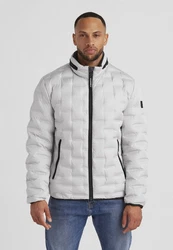 Milestone Steppjacke MSSalvio Grau/Weiß/Hellgrau/Silber