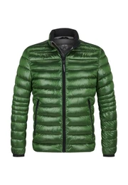Steppjacke MSCartagena mit Logo Badge und Kontrastpaspeln