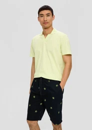Bermudas Relaxed: Bermuda mit All-over-Print Durchzugkordel