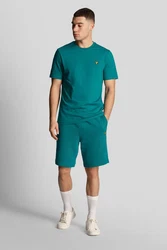 Lyle & Scott T-Shirt Plain Türkis/Grün