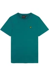 Lyle & Scott T-Shirt Plain Türkis/Grün