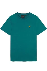 Lyle & Scott T-Shirt Plain Türkis/Grün
