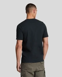 Lyle & Scott T-Shirt Plain Dunkelblau/Blau