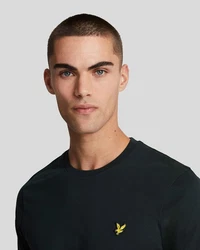 Lyle & Scott T-Shirt Plain Dunkelblau/Blau