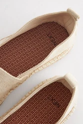 Next Espadrilles aus Jeansstoff (1-tlg) Beige/Khaki/Weiß