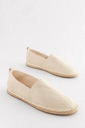 Next Espadrilles aus Jeansstoff (1-tlg) Beige/Khaki/Weiß
