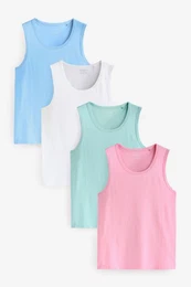 Unterhemd Unterhemden, 4er-Pack (4-St)
