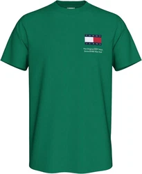 Tommy Jeans T-Shirt TJM SLIM 2PACK S/S FLAG DNA TEE Dunkelgrün/Türkis/Grün
