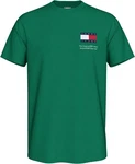 Tommy Jeans T-Shirt TJM SLIM 2PACK S/S FLAG DNA TEE Dunkelgrün/Türkis/Grün
