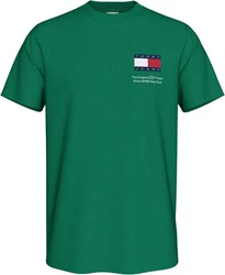 Tommy Jeans T-Shirt TJM SLIM 2PACK S/S FLAG DNA TEE Dunkelgrün/Türkis/Grün