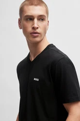 BOSS T-Shirt Tee V mit V-Ausschnitt grün