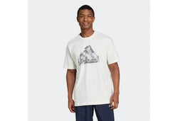 adidas Sportswear T-Shirt FI LOGO T Hellblau/Khaki/Weiß/Beige/Creme