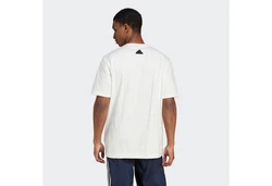 adidas Sportswear T-Shirt FI LOGO T Hellblau/Khaki/Weiß/Beige/Creme