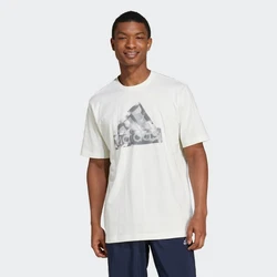 adidas Sportswear T-Shirt FI LOGO T Hellblau/Khaki/Weiß/Beige/Creme