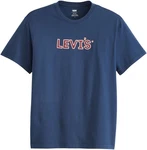 Levi's Print-Shirt RELAXED FIT TEE Dunkelblau/Rot/Blau/Braun
