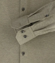 VENTI Businesshemd MODERN FIT Khaki/Dunkelgrün