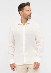 Eterna Langarmhemd MODERN FIT EASY IRON Creme/Weiß