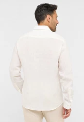 Eterna Langarmhemd MODERN FIT EASY IRON Creme/Weiß
