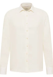 Eterna Langarmhemd MODERN FIT EASY IRON Creme/Weiß