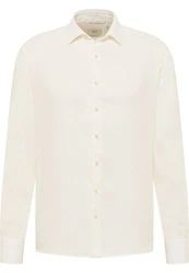 Eterna Langarmhemd MODERN FIT EASY IRON Creme/Weiß