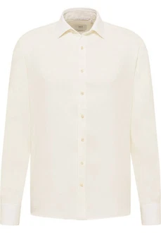 Eterna Langarmhemd MODERN FIT EASY IRON Creme/Weiß