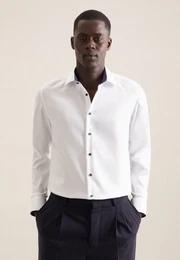 Businesshemd Slim Slim Extra langer Arm Kentkragen Uni