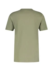 LERROS Unifarbenes T-Shirt mit Print Unifarben