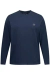 JP1880 Langarmshirt Basic V-Ausschnitt Dunkelblau/Blau/Hellblau