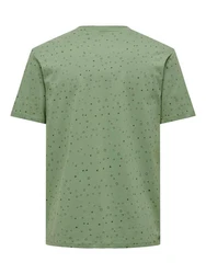 ONLY & SONS T-Shirt Rundhals Kurzarm Basic (7728) Grün (7728)