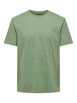 ONLY & SONS T-Shirt Rundhals Kurzarm Basic (7728)