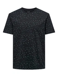 ONLY & SONS T-Shirt Rundhals Kurzarm Basic (7728) Dunkelblau (7728)