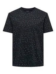 ONLY & SONS T-Shirt Rundhals Kurzarm Basic (7728) Dunkelblau (7728)