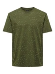 ONLY & SONS T-Shirt Rundhals Kurzarm Basic (7728) Olive (7728)