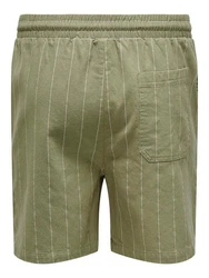 ONLY & SONS Chinoshorts Lässiger Schnitt Kordelzug Elastische Taille (7759) Beige
