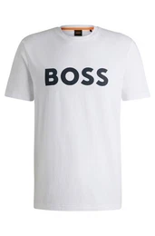 Longsleeve T-Shirt mit Logoprint - Gerade