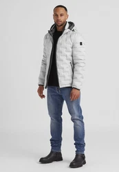 Milestone Steppjacke MSBrayden Grau/Weiß/Silber/Creme