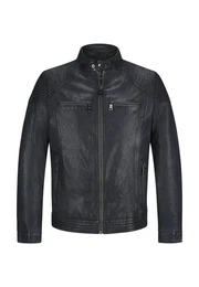 Lederjacke MSParker mit Ziernhten