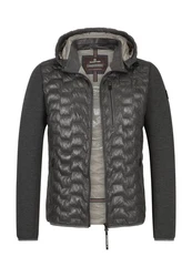 Milestone Steppjacke MSDarwin Dunkelgrau/Grau/Schwarz