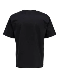 ONLY & SONS T-Shirt ONSFred Schwarz/Dunkelblau