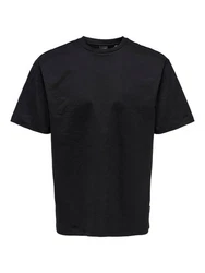 ONLY & SONS T-Shirt ONSFred Schwarz/Dunkelblau
