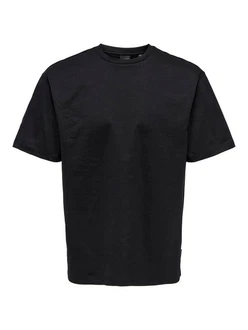 ONLY & SONS T-Shirt ONSFred Schwarz/Dunkelblau