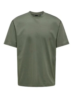 ONLY & SONS T-Shirt ONSFred Dunkelgrün