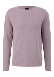 QS Rundhalspullover Casual flieder
