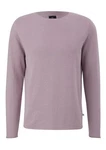 QS Rundhalspullover Casual flieder