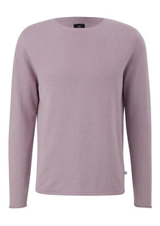 QS Rundhalspullover Casual flieder