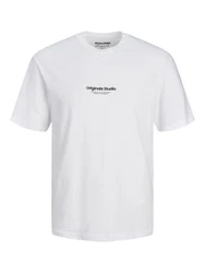 JACK & JONES T-Shirt JORVesterbro Weiß/Creme/Grau/Beige