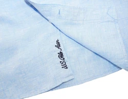 U.S. Polo Assn Langarmhemd Shirt Button Down Hellblau/Blau