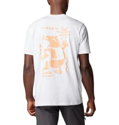 Columbia T-Shirt Herren EXPLORERS CANYON BACK Creme/Weiß/Khaki/Beige/Grau